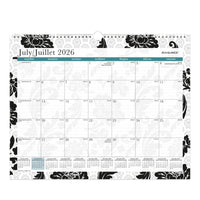 AT-A-GLANCE - Calendrier mural mensuel 2026-2027 - 11 7/8 po H x 14 7/8 po l - Madrid - bilingue-12 mois : juillet 2026 - juin 2027