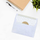  JAM Paper Enveloppes d'invitation parchemin A10 - 6 x 9,5 po - Bleu recyclé - paquet de 50-Quantité : 50 par paquet, Assez pour avoir à la maison ou au bureau pour toute occasion