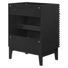 Modway - Render 24" Armoire de toilette de salle de bain (lavabo non inclus) - Noir-Bassin d’évier non inclus