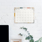 Mead - Calendrier mural standard lignes florales artisanales 2026-2027 - 15 po H x 12 po l - 15 mois - bilingue-15 mois de planification académique mensuel