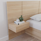Nexera - Ensemble de 2 panneaux d'extension pour table de nuit flottante Milano, Chêne Blond Naturel-6