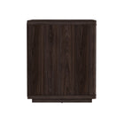 Manhattan Comfort - Ensemble de 2 tables de chevet modernes Evelyn 32" à 1 tiroir - Marron-Parfait pour le rangement de chevet, les lampes ou les objets de décoration