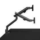 Kanto - Bras/support de bureau pour écrans 17 à 40 po - Un écran - Noir-Prend en charge les écrans pesant entre 4,4 lb (2 kg) et 22,1 lb (10 kg)