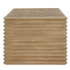Modway - Canto Conception rectangulaire empilée Table basse - Chêne vieilli-Assemblée requise