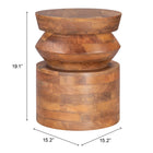 Zuo - Kollam Table d’appoint - Noyer-6