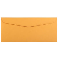 JAM Paper Enveloppes format livret à rabat commercial et fermeture gommée, 4 3/4 x 11 po, kraft brun, pqt/1000-Brun kraft manille