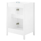 Modway - Nantucket 24" Armoire de toilette de salle de bain (lavabo non inclus) - Blanc-8
