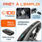 Delton - Casque d'ordinateur Bluetooth sans fil 95X avec réduction de bruit, compatible MS Teams, noir-La taille réglable de ce casque permet un ajustement sur mesure, garantissant confort et stabilité à tous les utilisateurs.