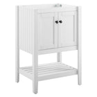 Modway - Prestige Armoire de toilette de salle de bain (lavabo non inclus) - Blanc-7