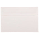 JAM Paper Enveloppes d'invitation Strathmore A8 - 5,5 x 8,125 po - Lin blanc brillant - paquet de 50-Enveloppes en papier de lin blanc brillant