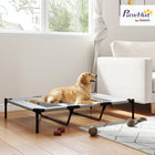 PawHut - Lit pour chien surélevé taille XL - 48 po L x 36 po l x 9 po H - gris clair-Protège les chiens du froid, des sols sales ou des insectes 