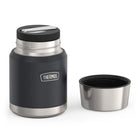 Thermos - Pot alimentaire Thermos ICON avec cuillère, 470 ml, granite-Bouchon de surpression Dura-Guard qui améliore les performances d'isolation et s'enlève facilement