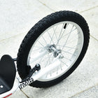 Aosom - Trottinette de rue pour jeunes avec roue gonflable de 16 po, doubles freins - blanc-Couleur : Blanc 