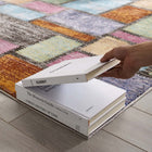 Modway - Success Mosaïque géométrique abstraite de Nyssa Tapis de comédie 8 pi l x 10 pi L - Multicolore-Polypropylène croisé 100% doux