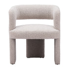 Zuo - Java Fauteuil d’appoint - Beige sable-Tissu style mouton bouclé