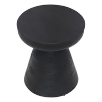 Zuo - Sage Table d’appoint - Noir-Bois de manguier peint avec finition chaleureuse et raffinée