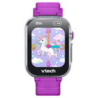 VTech KidiZoom Smartwatch DX4 - Violet-Sortez et jouez avec cette montre résistante aux éclaboussures, qui propose des activités passionnantes, des défis et des jeux de réaction conçus pour vous faire bouger