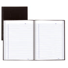 Blueline - Livre de notes reliure sans couture avec onglets autocollants - 9-1/4" x 7-1/4" - Noir-96 feuilles (192 pages)