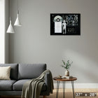The Tragically Hip On Tour Collage with Lyric Sheet and Silver LP - Impression encadree - 37" x 28"-Prêt à accrocher - livré entièrement assemblé