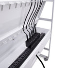 Luxor - Chariot de recharge ouvert pour 16 appareils avec alimentation CA pour tablettes/Chromebooks (tablettes inclinées)-10