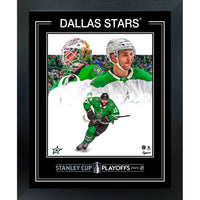 Dallas Stars 16x20 PhotoGlass 2025 Stanley Cup Playoffs - Impression encadree - 20" x 16"-Qualité supérieure - virtual frames