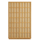Modway - Aiko Grande armoire de rangement - 64 po - Chêne clair-Coussinets de pied non marqués