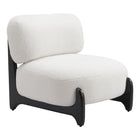 Zuo - Bombo Fauteuil d’appoint - Blanc-Assemblage requis
