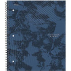 Five Star - Cahier À 1 Sujet Graphic - 80 Pages , 11 po H x 8.5 po l, Bleu-Le cahier à 1 sujet contient 80 feuilles lignées à réglure étroite qui résistent aux bavures d'encre