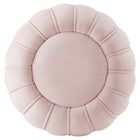 Modway - Celebrate Chenal Touffé Performance Velvet Ottoman - Rose-Glissements au pied sans marquer