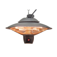 Westinghouse - 1500-Watt Hanging Infrared Electric Patio Heater - Silver-Parfait pour les gazebos, patios, ateliers et partout ou vous pouvez l'accrocher