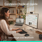 Logitech - Signature Comfort Plus MK880 ensemble clavier et souris sans fil - Noir - Français-Conception durable : les pièces en plastique sont fabriquées avec un minimum de 49 % de plastique recyclé post-consommation