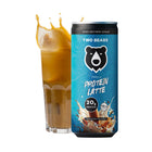 Two Bears - Vanille Latte Proteine - 250 mL - Paquet de 12-Zéro sucre raffiné : Naturellement sucré , plein de saveur, sans le choc du sucre