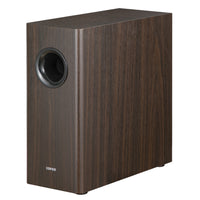 Edifier - Caisson de basses amplifié T5s avec haut-parleur longue portée de 8 po, puissance RMS de 70 W et basses profondes à 35 Hz – Marron-Traitement numérique du signal de précision – Doté d’un étage analogique haute performance et d’un amplificateur numérique, le caisson de basses assure une conversion et une amplification audio d’une grande exactitude. Le processeur de signal numérique (DSP) intégré permet un filtrage passe-bas précis et un alignement de phase optimal pour une intégration harmonieuse a