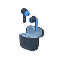 myFirst - CareBuds Écouteurs sans fil pour enfants - Bleu Espace-Limiteur de volume intégré qui limite le volume maximum à 85 décibels, conformément aux recommandations des experts en audiologie pour une écoute sûre, idéal pour les enfants de 4 à 15 ans et adapté aux petits conduits auditifs