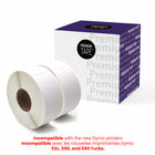 Premium Tape - Compatible avec Dymo 30252 Étiquettes d'adresse - Noir sur Blanc - 1-1/8" x 3-1/2" - 2 rouleaux - 700 étiquettes (350 étiquettes/rouleau)-Fabricant: Nu-Tone Brand