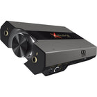 Creative Labs - Carte son externe USB 7.1 70SB177000000 Sound BlasterX G6 - Gris-Prend en charge jusqu'à 32 bits / 384 kHz pour un son haute résolution
