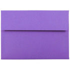 JAM Paper - Enveloppes d'invitation colorées A7 - 5 1/4 x 7 1/4 - violet violet recyclé - Paquet de 100-Nos enveloppes sont fabriquées à partir de 30 % de papier recyclé de 24 lb et comportent une fermeture en gomme à rabat droit avec une finition lisse