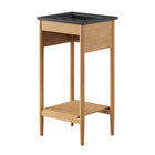 Modway - Zaire 18" Vanette de salle de bain - Noir naturel-Placage de grains de bois