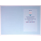Rosedale - Cartes de souhaits Fête Adolescent 5-1/2 po x 8 po / Enveloppes - paquet de 12-Imprimées sur un papier de qualité non couché