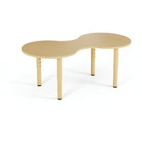 Mitybilt - Table Sablier Environ - 48 po L x 24 po P-Dessous de table résistant à la gomme à mâcher