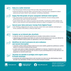 ESET - NOD32 Antivirus - 5 appareils - Abonnement d'1 an [téléchargement]-Une protection simple et fiable. Protégez vos données personnelles contre les rançongiciels et le hameçonnage grâce à une sécurité Internet facile à utiliser.