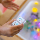 Glo Pals - Cubes lumineux - Party Pal-S'éteint automatiquement lorsqu'il est retiré de l'eau