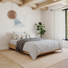 Nexera - Lit plateforme double, Érable naturel-6