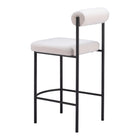 Zuo - Livorno Tabouret de comptoir - Ivory - Ensemble de 2-7
