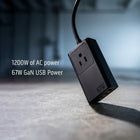 Bluediamond - Multiprise et chargeur compact de 67W avec 1 prise AC + 2 ports USB-C et 1 port USB-A - 1,5 m- Technologie GaN offrant jusqu’à 45 W de puissance sur un seul port USB-C (7,5 W + 7,5 W lorsque les deux ports USB-C sont utilisés)