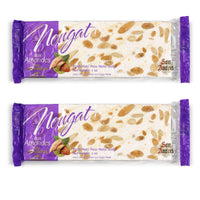 San Andrés - barres de nougat aux amandes 200 g - paquet de 2-Préparé avec 30 % d’amandes pour une saveur riche et gourmande