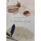 Mill Brook Studio - Cartes de souhaits Sympathie avec enveloppes – 5-3/8 po x 7-3/4 po – Religieuse : je prie pour vous – paquet de 18-Cartes de souhaits qualité boutique