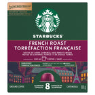 Starbucks Par Nespresso - Capsules de café - Toréfaction Francaise - Paquet de 8-Café intense et fumé qui est la torréfaction la plus foncée de Starbucks