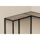 Monarch Specialties - 2155 Table D'Appoint - 36 po L/Taupe Fonce/Console De Coin-3