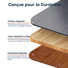 ShoppingAll - Bureau pliable portable pour canapé et lit - Noir-Confort Personnalisable: Dispose de 5 niveaux de réglage de l'angle, permettant un angle de vue et de frappe personnalisé.